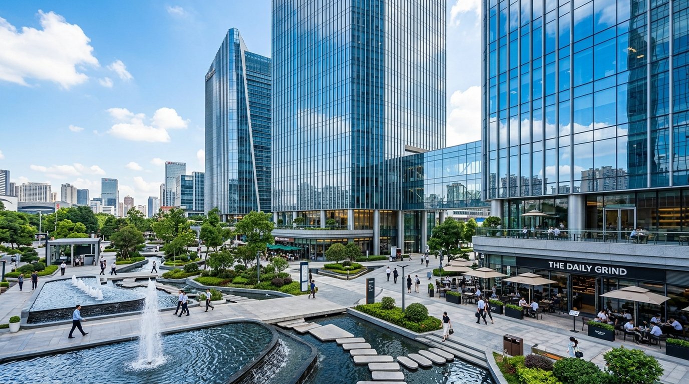 Modernist Commercial Retail Corridor