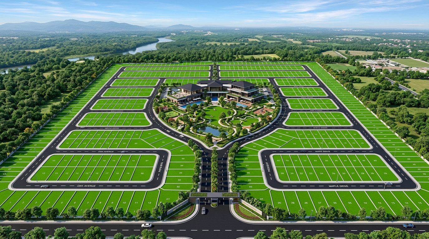 Master-Planned Plotted Community Greenery