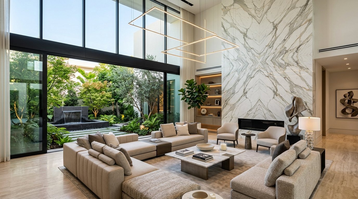 Double Height Living Room